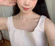 卡派亞CARPAIER綠眼靈蛇項鏈女款歐美感輕奢小眾氣質(zhì)頸鏈鎖骨鏈夏天 【品牌禮盒】銀色靈蛇項鏈 曬單實拍圖