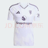 阿迪達(dá)斯 （adidas）男 足球系列 MUFC A JSY 曼聯(lián)球迷版客場(chǎng)短袖JI7423白色XL 曬單實(shí)拍圖