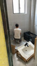 歐帝奴智能風(fēng)水鏡浴室柜組合衛(wèi)生間洗臉洗手洗漱一體臺(tái)盆柜組合 巖灰風(fēng)水鏡柜陶瓷盆80 曬單實(shí)拍圖