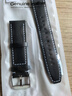 路途中適用華為手表watchBuds表帶SGA-B19真皮GTRunner牛皮RUN-B19智能手表GT2022典藏版運動腕帶OCF-B29 官方真皮-黑色 22mm 曬單實拍圖