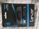雷克沙（Lexar）sd卡相機內存卡800x PRO高速4K單反相機存儲卡 2合1雙接口RW310X讀卡器【速度205MB】 800x PRO SD卡 曬單實(shí)拍圖