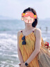 素織錦純欲吊帶連衣裙女夏季海邊度假風(fēng)穿搭慵懶高級(jí)感氣質(zhì)長(zhǎng)裙沙灘裙 仲夏晚風(fēng)流蘇吊帶連衣裙【橘色】 M 推薦體重（80-130斤） 曬單實(shí)拍圖
