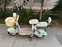 科迅 KX2025新款電動(dòng)自行車成人電瓶車女士小型親子代步車時(shí)尚電動(dòng)車可上牌新國(guó)標(biāo)電車 薄荷綠 配【黑聚王】48V12A電池-續(xù)航約30KM 曬單實(shí)拍圖