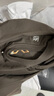 Lee25新品標(biāo)準(zhǔn)版圓領(lǐng)字母印花Logo日常男士短袖T恤日常休閑潮流 棕色 L 曬單實(shí)拍圖