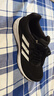 adidas DURAMO SL舒適網(wǎng)面體測跑鞋男女春季新款阿迪達斯官方 黑色/白色/深灰   40.5 曬單實拍圖