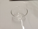 康韻 耐熱玻璃茶杯帶把品茗杯加厚耐高溫玻璃功夫茶杯小杯子水杯套裝 6個(gè)圓潤(rùn)杯（60ml） 曬單實(shí)拍圖