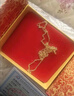 奢曼蒂（SHEMANDI）18k金項(xiàng)鏈女素鏈莫桑石項(xiàng)鏈AU750白金項(xiàng)鏈K金玫瑰金鎖骨鏈閃O鏈 黃金色Au750閃O字鏈18K+證書 中等1.3mm調(diào)節(jié)長(zhǎng)40-45cm 曬單實(shí)拍圖