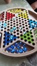 勝旅跳棋五子棋二合一玻璃珠木質(zhì)跳跳棋兒童玩具桌游親子互動游戲棋 曬單實拍圖