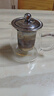金灶（KAMJOVE）泡茶壺飄逸杯 耐熱玻璃茶具功夫辦公室花茶壺 茶水分離杯茶壺家用 A-02 500ml 曬單實(shí)拍圖