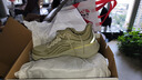 HOKA ONE ONE新款男款夏季邦代9公路跑步鞋BONDI 9輕盈舒適緩震 【新色】草原綠/蘑菇灰 42 曬單實拍圖