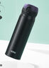 膳魔師（THERMOS）保溫杯316鋼500ml男女士兒童保冷水杯子JNL-500S暗夜黑 曬單實拍圖
