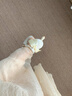 桂岐 法式仙女風(fēng)尖頭高跟鞋女夏中跟一字帶蝴蝶結(jié)伴娘婚鞋溫柔配裙子 尖頭珍珠綁帶【杏色】6CM 36 曬單實(shí)拍圖