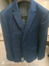 雅戈爾（YOUNGOR）套西上衣男630F款二粒單排扣修身版商務(wù)西服純綿羊毛舒適易打理 深藍 M 170/92A 曬單實(shí)拍圖