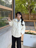 波司登（BOSIDENG）【七夕禮物】25新款輕薄羽絨服女短款立領(lǐng)90絨保暖外套B250135304 【店長推薦】日輝米|7C94 S 160/84A 體重約100-110斤 曬單實(shí)拍圖