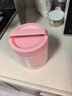 蘇泊爾（SUPOR） 保溫飯盒316L不銹鋼便當盒真空保溫桶飯盒學生送飯戶外餐盒 分格款 蜜桃粉 1150ml 曬單實拍圖