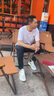 愛尊仕男鞋夏季2025新款軟底網(wǎng)面鞋輕便透氣跑步鞋減震休閑鞋運動鞋男款 深藍 42 曬單實拍圖
