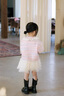 班喜迪女童連衣裙秋裝2025新款寶寶公主裙周歲禮服兒童開衫網(wǎng)紗裙子春秋 粉色 100 曬單實(shí)拍圖