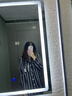 韓姿朵任嘉倫蔡徐坤同款情侶睡衣女春秋冰絲長(cháng)袖夏仿真絲綢明星男家居服 353EX男 XL 曬單實(shí)拍圖