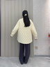 波司登25年新款輕薄羽絨服女短款90絨翻領(lǐng)拼接百搭巴恩風(fēng)外套B250135334 光翼白|8F38 M 165/88A 體重約110-120斤 曬單實(shí)拍圖
