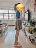 玉極虞女童牛仔短褲夏季薄款寬松超軟五分褲2025新款百搭洋氣中大童短裙 淺藍(lán)色牛仔短褲 -短裙 160 碼-建議身高150cm左右 曬單實(shí)拍圖