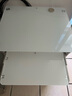 匠理迷你小戶(hù)型鋼化玻璃電腦桌臺式桌家用臥室簡(jiǎn)易約可移動(dòng)書(shū)桌子雙層 純白色60cm無(wú)頂層(PU靜音輪) 曬單實(shí)拍圖