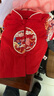 優(yōu)奇周歲禮服男寶寶薄款套裝夏季男童抓周宴生日嬰兒紅色中式國(guó)風(fēng)衣服 曬單實(shí)拍圖