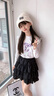 小馬寶莉女童純棉長袖t恤2025新款春秋兒童洋氣獨(dú)特花邊白色百搭上衣秋裝 白 水彩塞拉_5 140cm[適合40-55斤] 均碼 曬單實(shí)拍圖