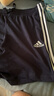 阿迪達斯 （adidas）短褲男裝春夏季新款運動(dòng)褲訓練健身舒適休閑跑步五分褲 GK9989水墨藍70%棉 L 曬單實(shí)拍圖