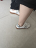 天美意鞋子女鞋復(fù)古休閑百搭德訓(xùn)鞋女休閑鞋 灰白色 36 曬單實(shí)拍圖