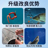 小鳳仙改良金袖魚鉤有無刺成品進(jìn)口子線雙鉤鯽魚袖鉤 6號(hào)鉤+子線1.2/1.5 曬單實(shí)拍圖