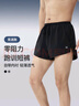Keep運動(dòng)短褲男士2025健身跑步透氣彈力五分褲運動(dòng)褲 黑色 M 曬單實(shí)拍圖