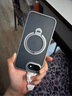 GGUU適用蘋(píng)果16e手機殼iPhone16e磁吸旋轉支點(diǎn)新款半透明全包防摔Magsafe鏡頭se4帶支架16e保護套ip 磨砂灰【磨砂半透明】 iPhone16e 曬單實(shí)拍圖