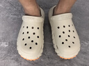 潔麗雅手術(shù)室洞洞鞋男士夏季外穿防滑沙灘涼鞋厚底EVA防臭醫(yī)用拖鞋男 米色 【蜂窩防滑、久站不累】 40-41 【適合39-40碼】 曬單實(shí)拍圖