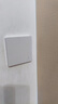 長貝（Cavbbv）無線遙控開關(guān)面板免布線220V電燈智能開關(guān)家用電源臥室雙控隨意貼 白色單開【1主開關(guān)+1隨意貼】 曬單實拍圖