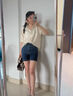 塔馳密司防曬衣外套女2025夏季新款純色輕薄長(zhǎng)袖百搭通勤空調(diào)衫 米黃色 L 曬單實(shí)拍圖