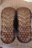 西域駱駝（VANCAMEL）真皮涼鞋男夏季外穿大碼防滑耐磨寬腳包頭戶外休閑沙灘鞋 灰 紅棕 41 曬單實拍圖