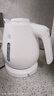 象印（ZO JIRUSHI）電熱水壺家用 快速沸騰防塵口設(shè)計(jì) 1L容量 CK-DAH10C-WA  白色 曬單實(shí)拍圖