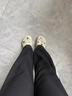 洛馳泡芙crocs洞洞鞋女士厚底增高沙灘鞋女涼鞋卡駱戶外休閑女拖鞋 泡芙骨白色 36-37 (230mm) M5 曬單實拍圖