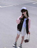 G.DUCKKIDS童裝女童外套春秋款兒童衣服2024新款韓版中大童女孩春裝棒球服 黑色 160 建議身高150-160年齡12-14歲 曬單實拍圖