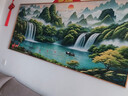 佐羅曼客廳裝飾畫沙發(fā)背景墻掛畫2025最新款山水畫風(fēng)景辦公室掛畫掛墻壁 背靠金山-聚寶盆 240x80(適合3.0-3.5米沙發(fā))晶瓷 曬單實(shí)拍圖