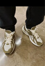 Saucony索康尼K4 RE千禧風(fēng)復(fù)古運(yùn)動(dòng)休閑鞋男女情侶老爹鞋綠白43 曬單實(shí)拍圖