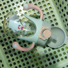 安兒欣兒童水杯學(xué)飲杯吸管杯幼兒園水杯水壺寶寶喝水杯子防嗆ppsu 萌雅開心小豬 240ml （手柄款） 曬單實(shí)拍圖