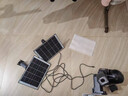 AOC太陽能監(jiān)控器無電無網戶外360度無死角帶夜視高清手機遠程家用室外4g免充值攝像頭農村野外防水 五畫面黑色至尊版+送免費流量+無死角無盲區(qū)+雙板 曬單實拍圖
