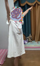笛莎（DEESHA）童裝兒童女童裙子2025夏季新款韓版時(shí)尚女寶寶polo裙洋氣 玫粉色 130 曬單實(shí)拍圖