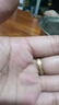 鈦鋼不掉色滿(mǎn)天星磨砂戒指女輕奢高級感網(wǎng)紅情侶對戒時(shí)尚百搭飾品 金色磨砂戒指4mm 美號10號 曬單實(shí)拍圖