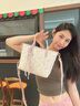 why托特包2025新款女包手提包印花小包斜跨單肩包送情人節(jié)七夕禮物 桃桃粉【加入會員下單贈禮盒】 曬單實拍圖