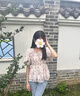 EPET夏季方領(lǐng)短袖雪紡襯衫女裝夏裝2025新款氣質(zhì)碎花上衣仙收腰小衫 紫色花 S 85-100斤 曬單實拍圖