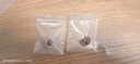 唐后（TH）紅瑪瑙寶石耳環(huán)女925銀耳釘時尚高級感耳飾送生日節(jié)日禮物 玫瑰金色紅瑪瑙 曬單實(shí)拍圖