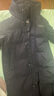 波司登（BOSIDENG）2025新款羽絨服男女同款過膝長款連帽90絨面包服外套 黑青色|5978 XL 175/96A 體重約140-155斤 曬單實(shí)拍圖