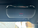 奧迪a3/a4l/a6l車載眼鏡盒夾q2L/q5/q5L遮陽板墨鏡夾車內(nèi)收納用品 奧迪【經(jīng)典黑】升級高端眼鏡盒 曬單實拍圖